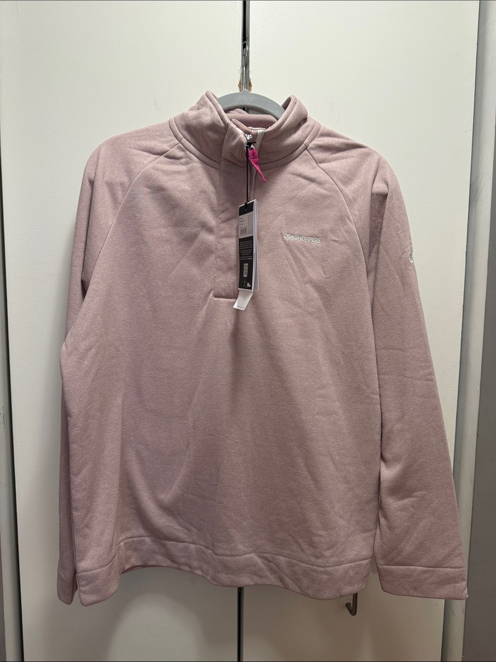 Craghoppers Dusty Pink Quarter-Zip Fleece Pullover
